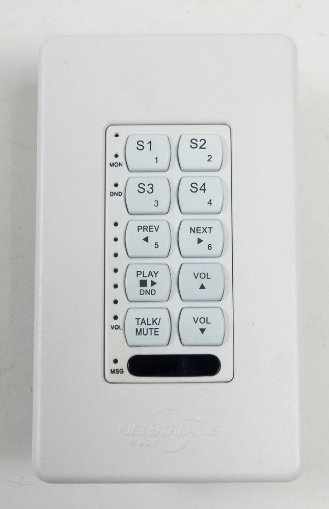Netstreams Keylinx KL200 White Keypad. VERY CLEAN