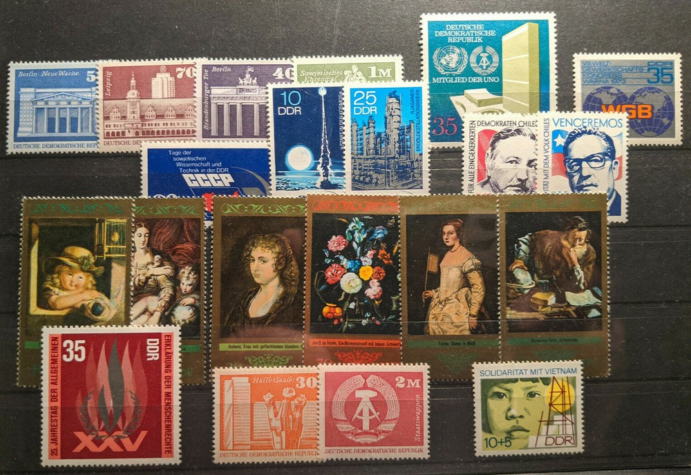 East Germany / DDR 1973 Complete Year Set MNH
