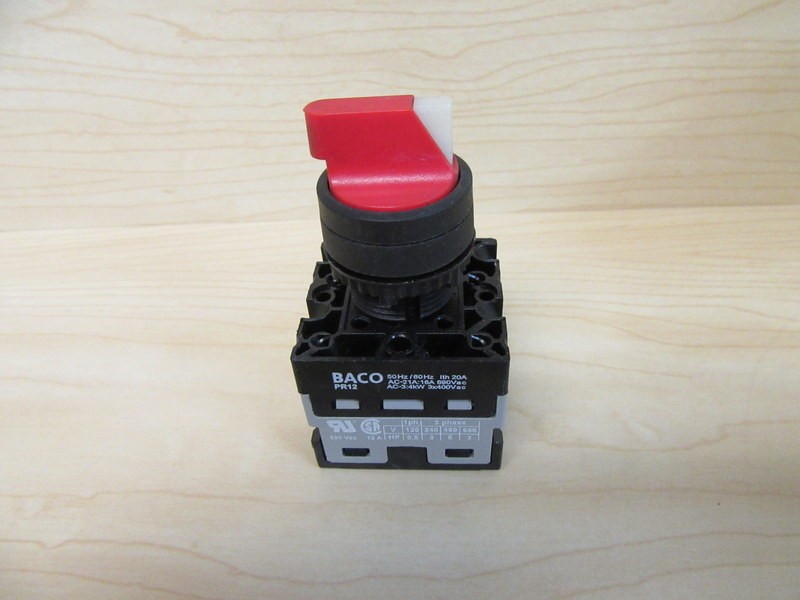 Baco PR12 Cam Switch W/Selector Knob