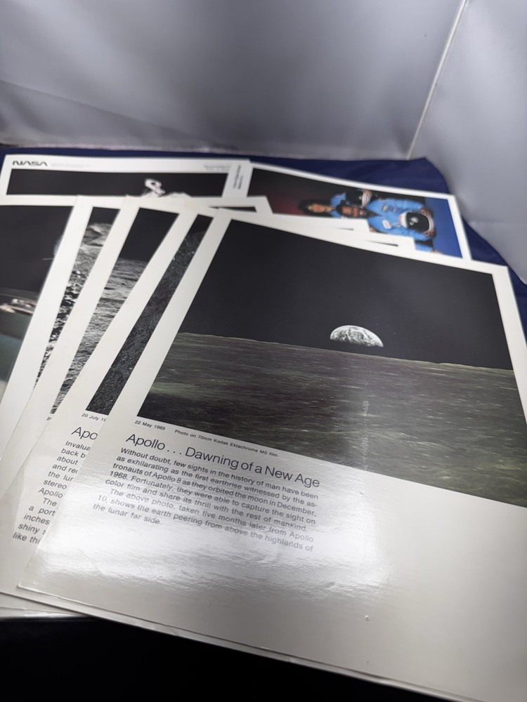 NASA Kodak Space Program Numbered Photographs Assorted Lot