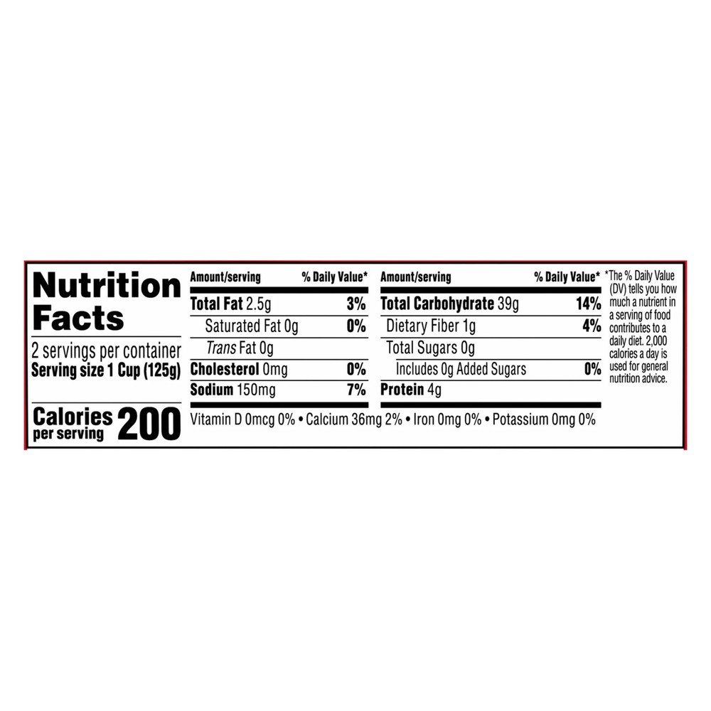Microwaveable White Rice Cups 8.8 oz 2 Count