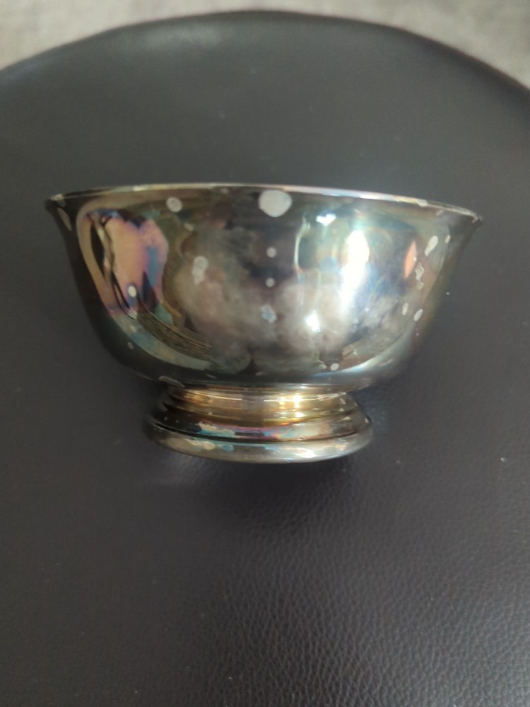 small silver bowl silver Plated