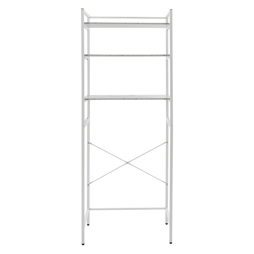 Modern Bathroom Storage Shelf Freestanding Storage Rack Bathroom Rack White NEW