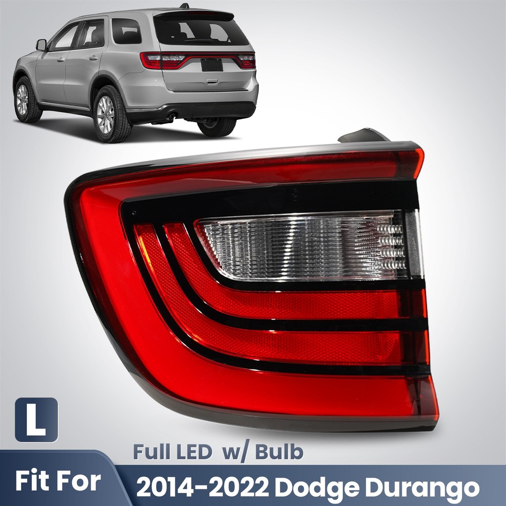 For 2014-2026 Dodge Durango Full LED Tail Light Outer With Bulb Left Driver Side