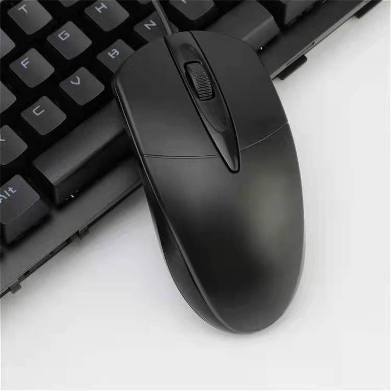 USB 2.0 Wired Scroll Wheel Black Mouse For PC Laptop Notebook Desktop