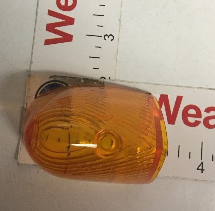 PETERSON 8977-A AMBER DOMED REPLACEMENT LENS