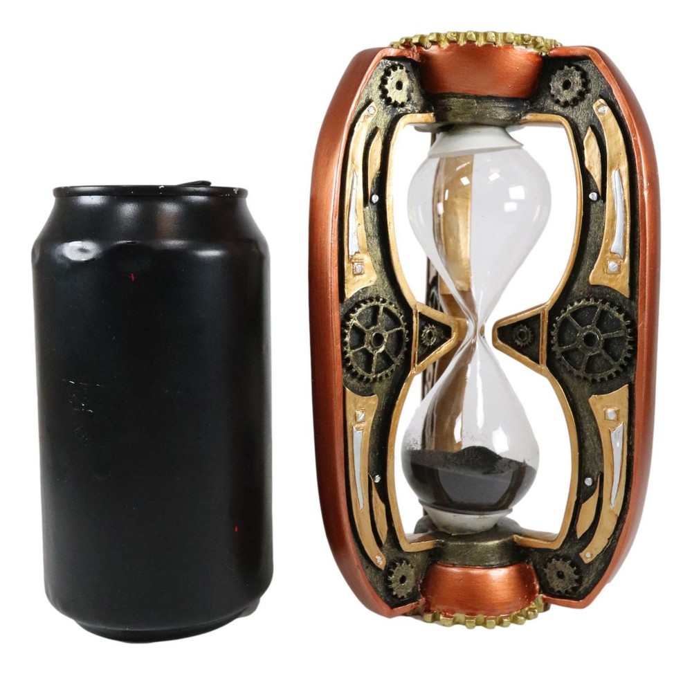 Ebros Past Present Future Time Warp Steampunk Gearwork Sandtimer Sand Timer