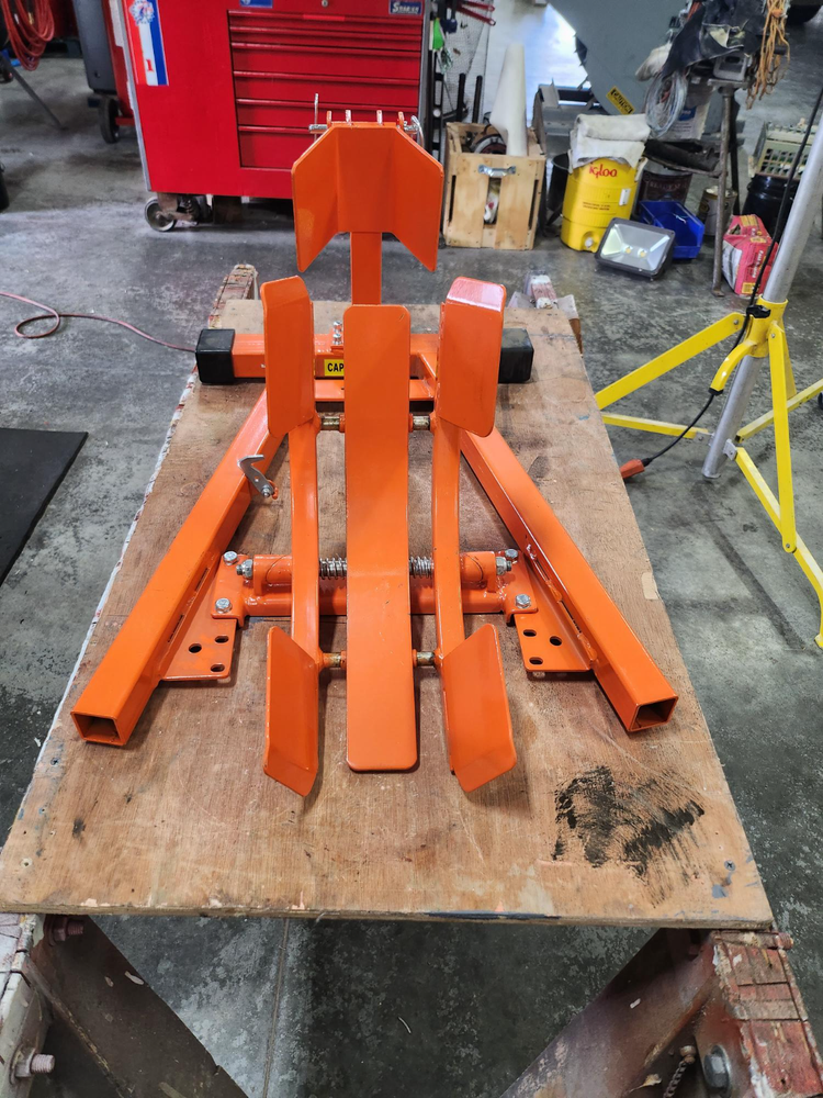 Orange Adjustable Heavy Duty Wheel Chock
