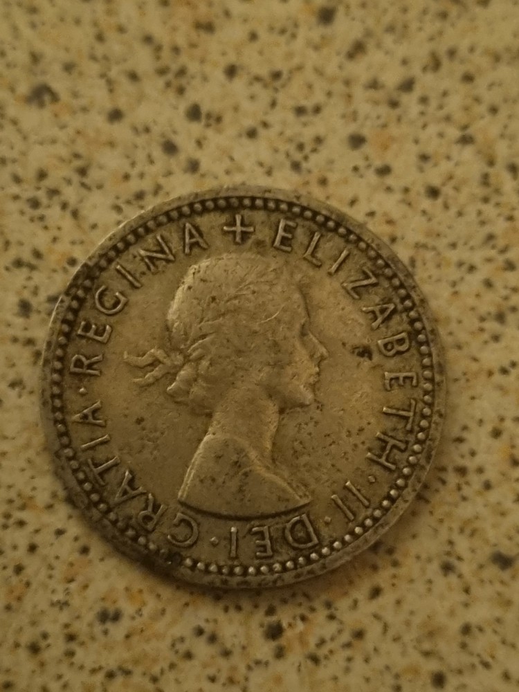 1959 sixpence Queen Elizabeth II