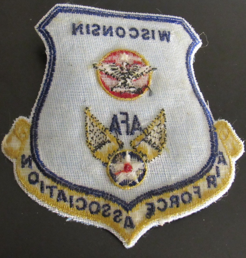 AFA Air Force Association Jacket Patch Wisconsin