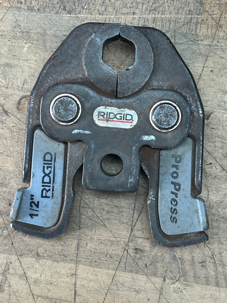 Ridgid 1/2" ProPress pro press jaws Head used