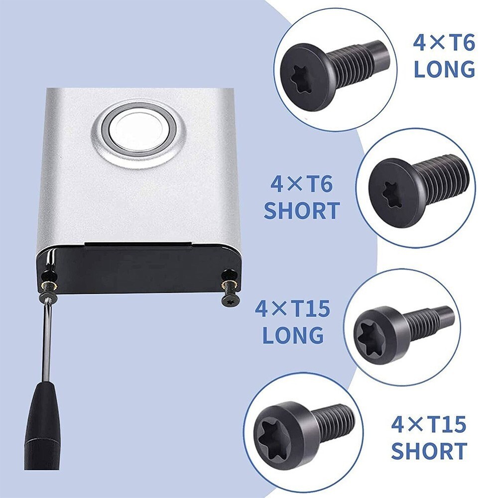 for Ring Doorbell Replacement Security Screws And Screwdriver Kit