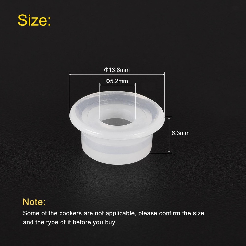 Replacement Float Valve Gaskets for Cooker Float Sealing Caps 12pcs