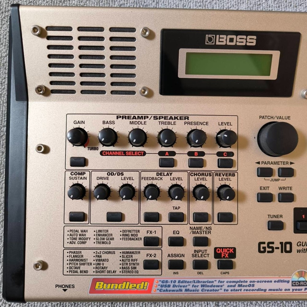 BOSS GS-10 Guitar Effects System Multi-Effects Unit USB Audio Interface from JP