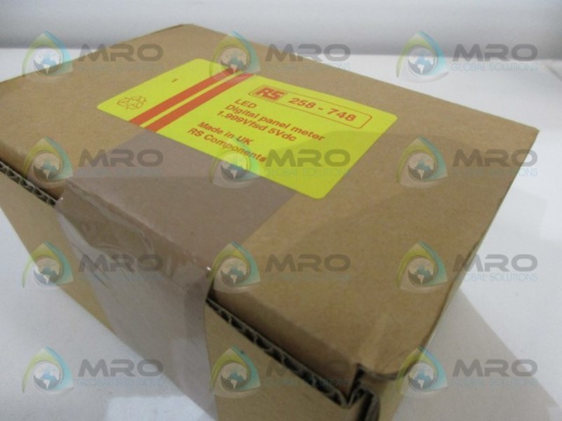 RS COMPONENTS 258-748 LED DIGITAL PANEL METER NSFS