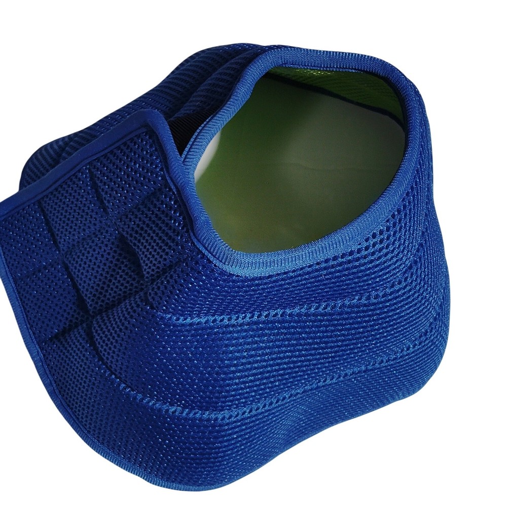 Soft Dog Cone Collar – Adjustable Comfy Recovery E‑Collar Medium Blue – NIP
