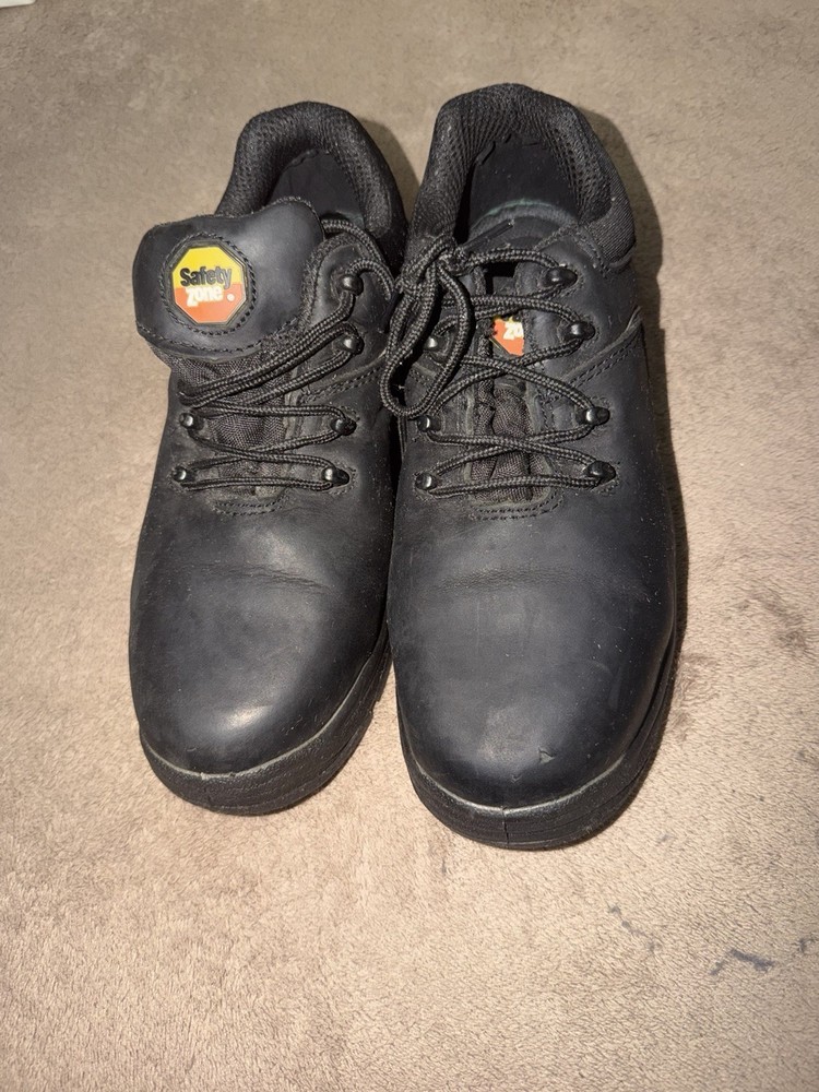 Work Shoes Safety Zone Black size 8