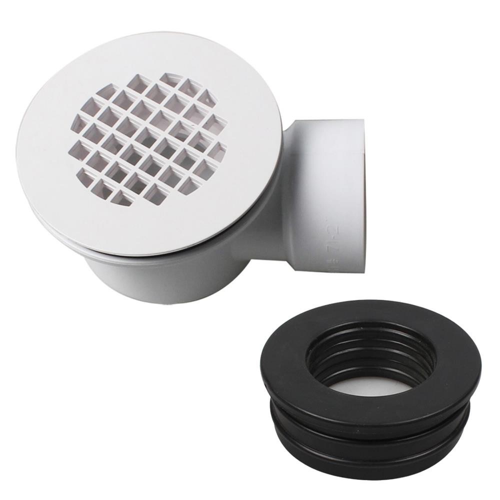 1.5 Inch Side-Outlet Drain Strainer for Low Profile Shower Base Efficient Draina
