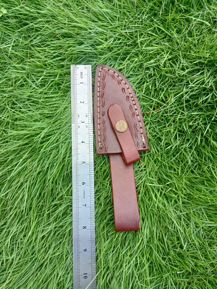 Custom Handmade Fixed blade Leather Sheath / Holster /vertical Knife X584