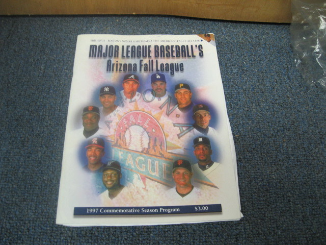 1997 Arizona Diamondbacks Fall League Autographed Program 20 Sig PSA Pre Cert