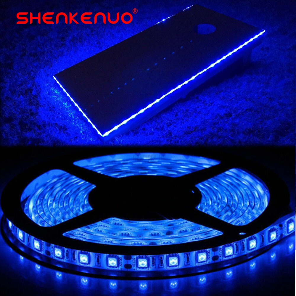 Bar Billiard Pool Table Bumper LED Blue Colour Changing Lights Remote Controlled