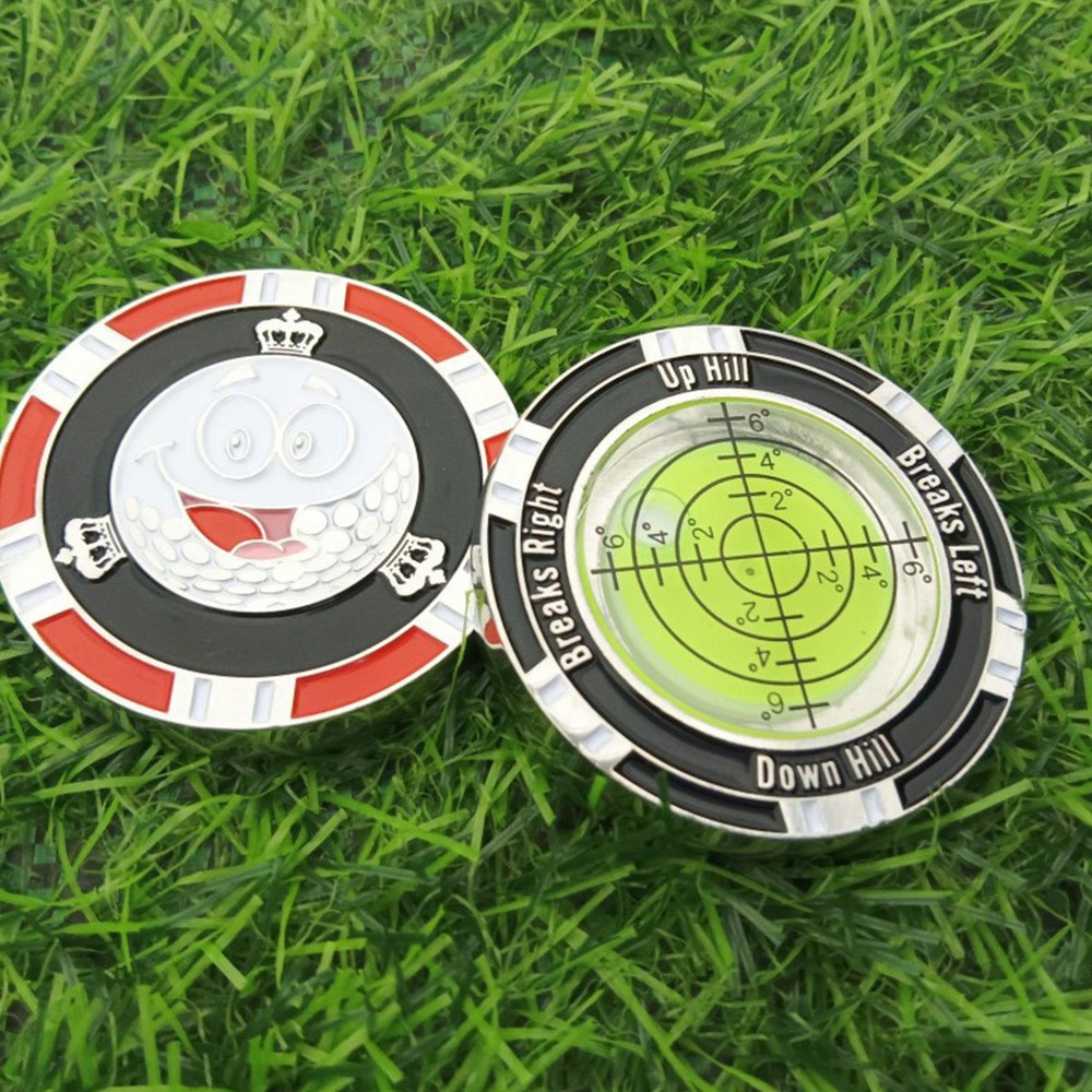 Golf Green Reader Compact Double Sided Round Golf Slope Putting Level