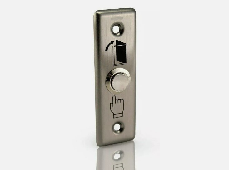 Button Stainless Steel Touch. NC, NO whit light For Access Control