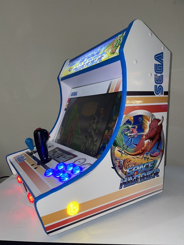 Sega Space Harrier Multicade Tabletop Bartop Arcade Cabinet Raspberry pi 4
