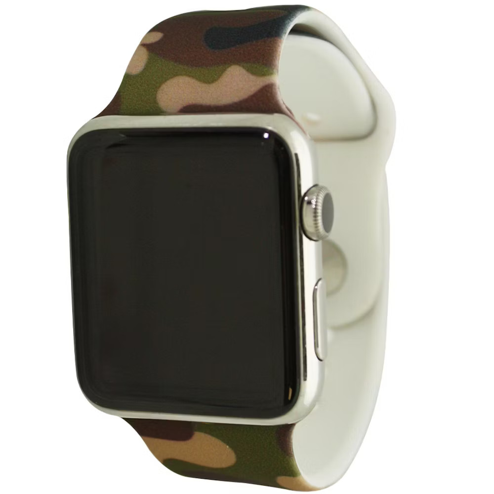 CAMO PRINTED SILICONE APPLE WATCH BAND 42MM