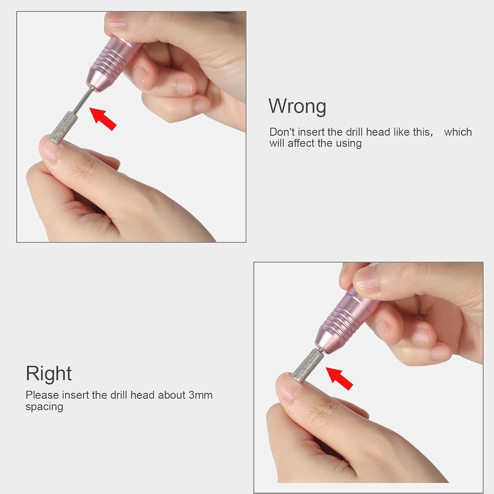 Portable Electric Nail Drill, Compact Electrical Professional Nail File Kit