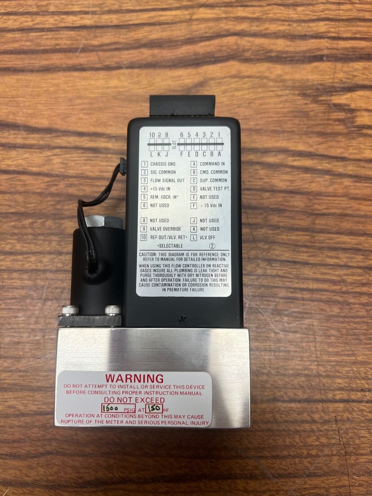 Brooks 5850EM Mass Flow Controller Hydrogen gas 20,000 SCCM Flow