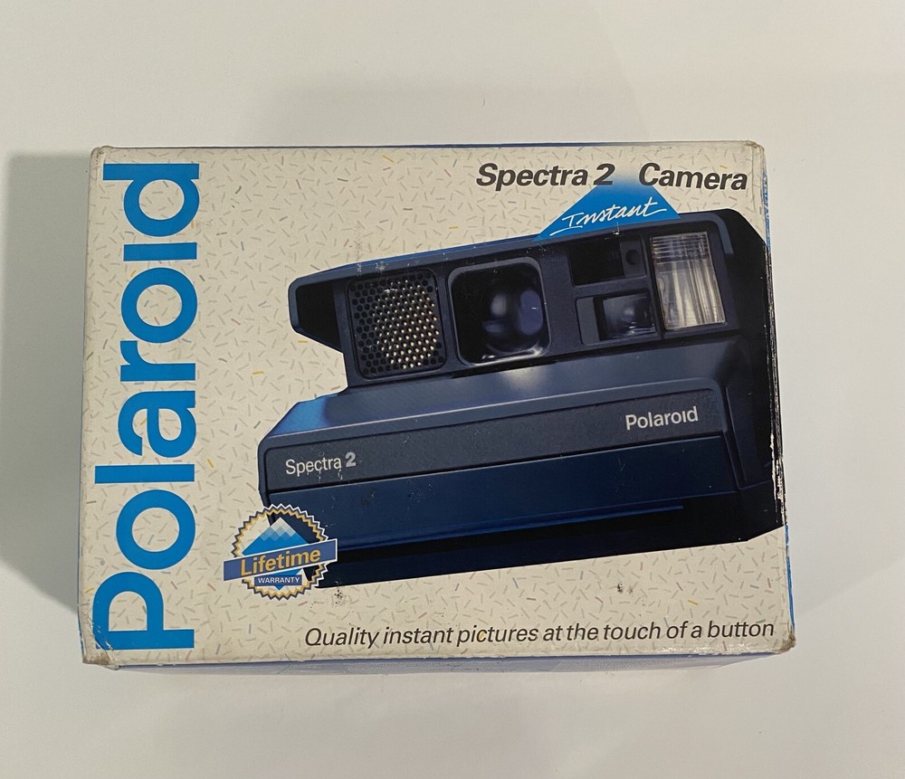 Polaroid Spectra 2 Instant Camera with Original Box & Manual Untested