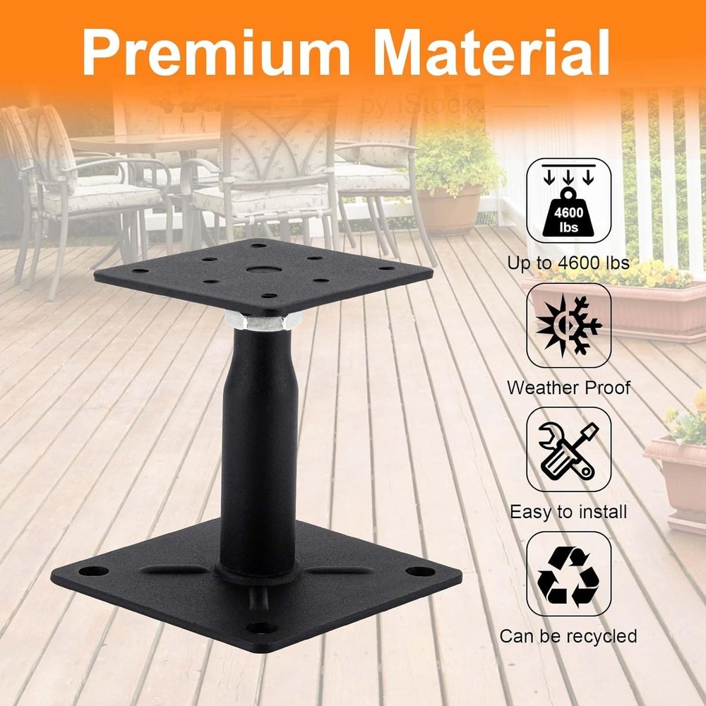 Adjustable Support Jack for The Floor, Deck Foundation,RV Step Stabilizer,Min...