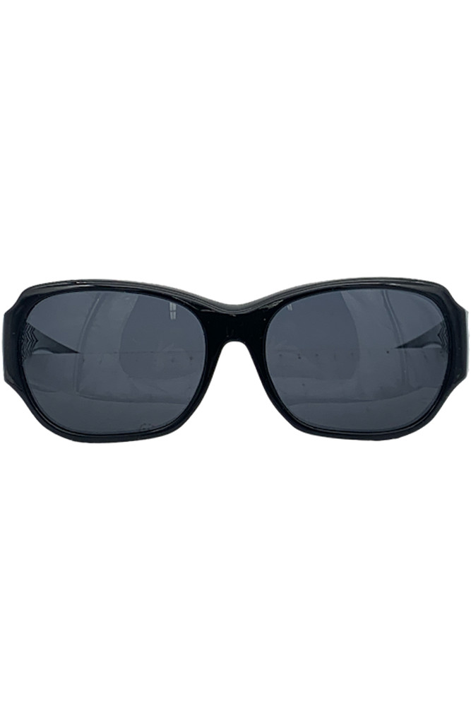 Foster Grant Solar Shield Chevron Shine Fitsover Black