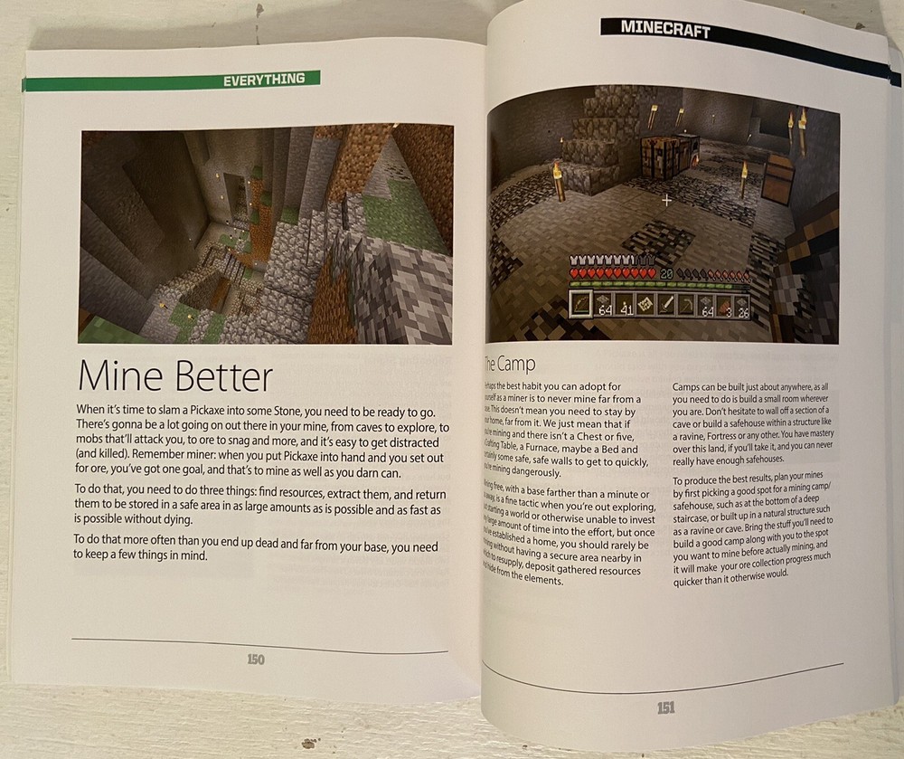 Everything Minecraft The Unofficial Guide, 1994, VG Condition