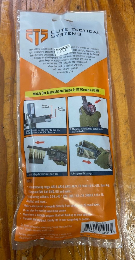 Elite Tactical Systems Universal Speedloader For Rifles