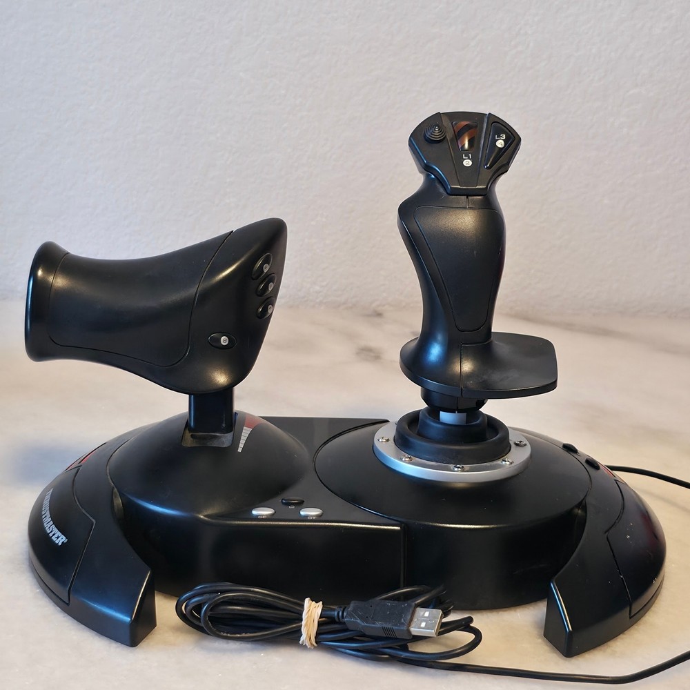 Thrustmaster T.Flight Hotas X Flight Stick Simulator Joystick Throttle PC PS3