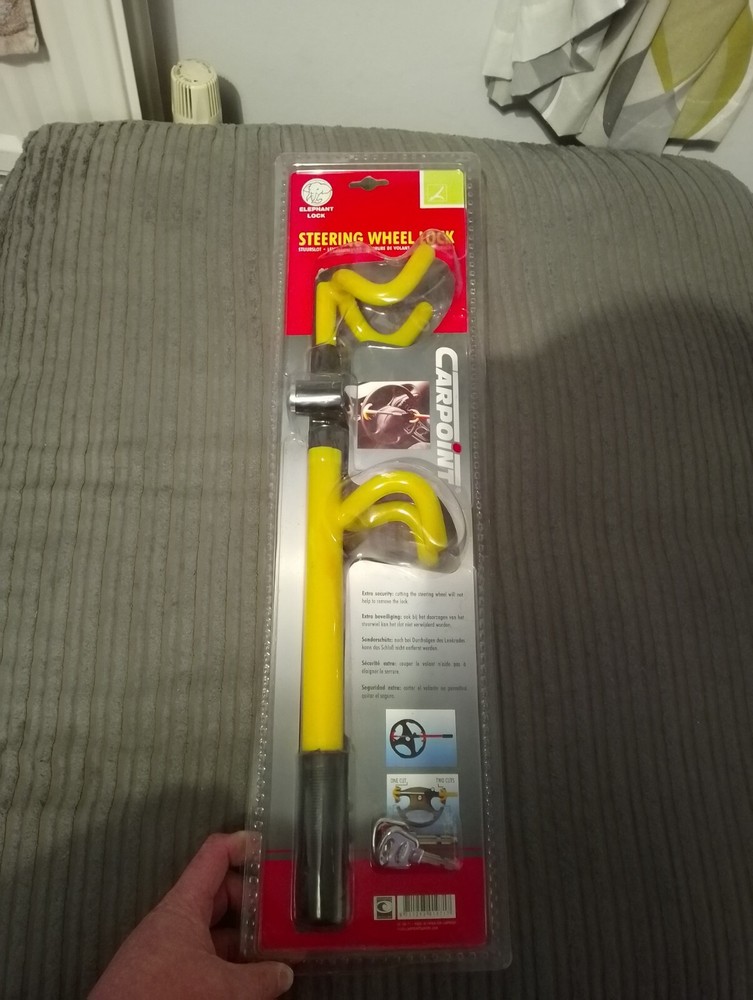 CARPOINT Lockable Steering Wheel Lock "Elephant"