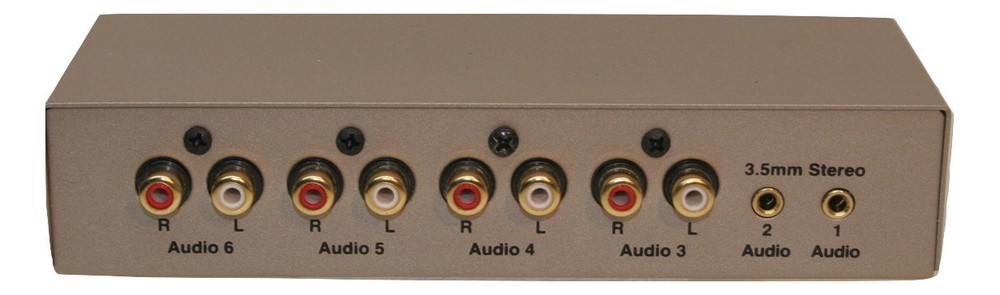 TEC TC-716 6-Way Stereo Source Selector; SILVER Version