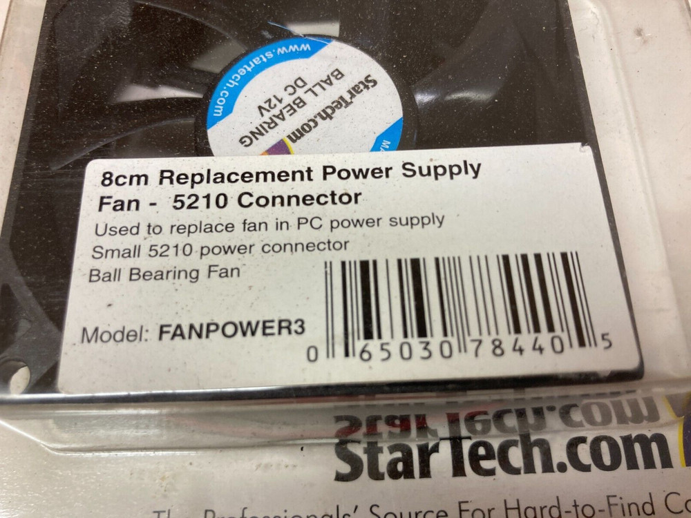 NEW Computer Power Supply Replacement 80mm Internal Fan 12V DC 2-wire