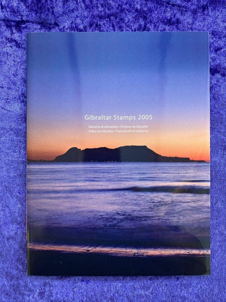 Gibraltar 2005 year stamp mini sheet year book