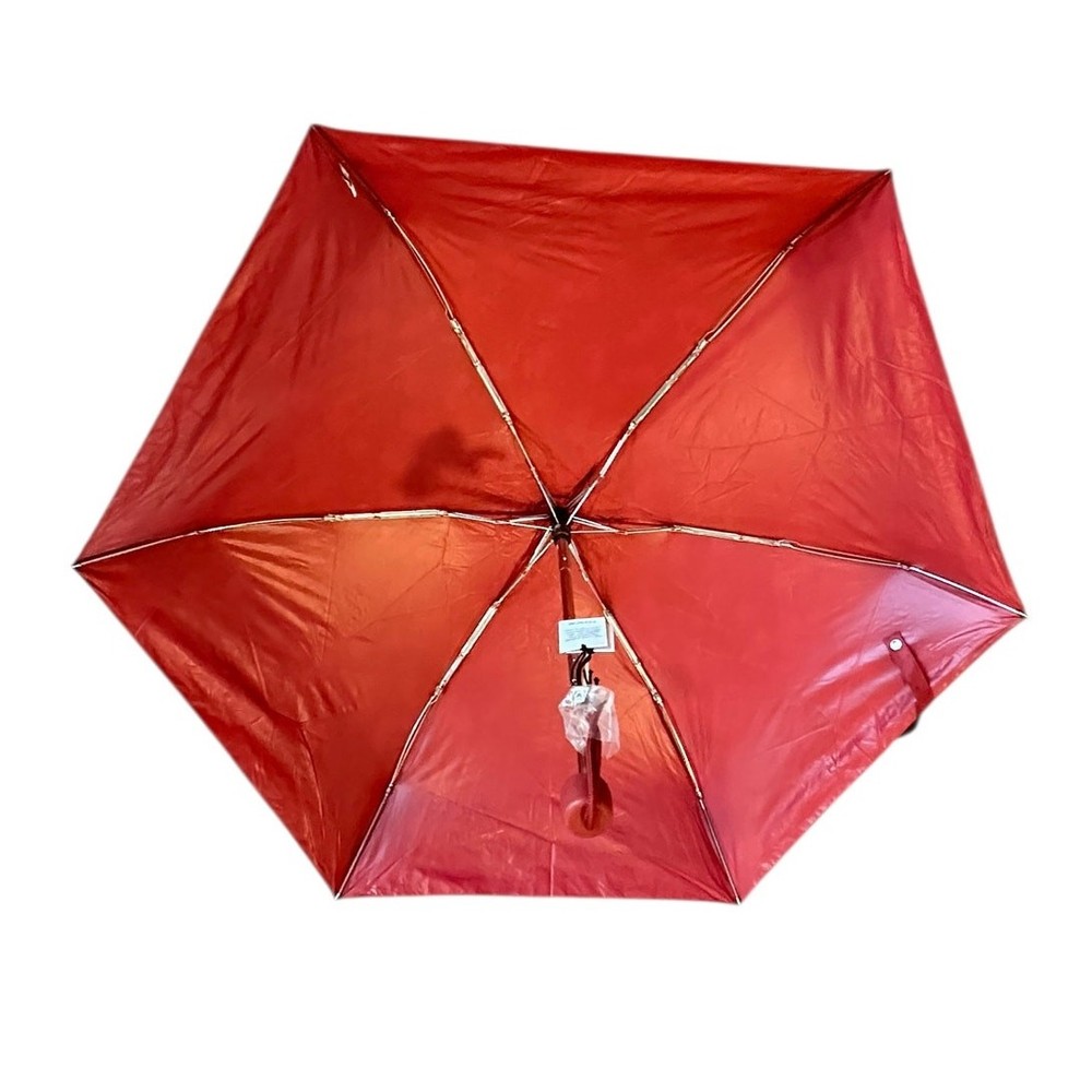 Coach Uv Protection Mini Umbrella With Cherry Print