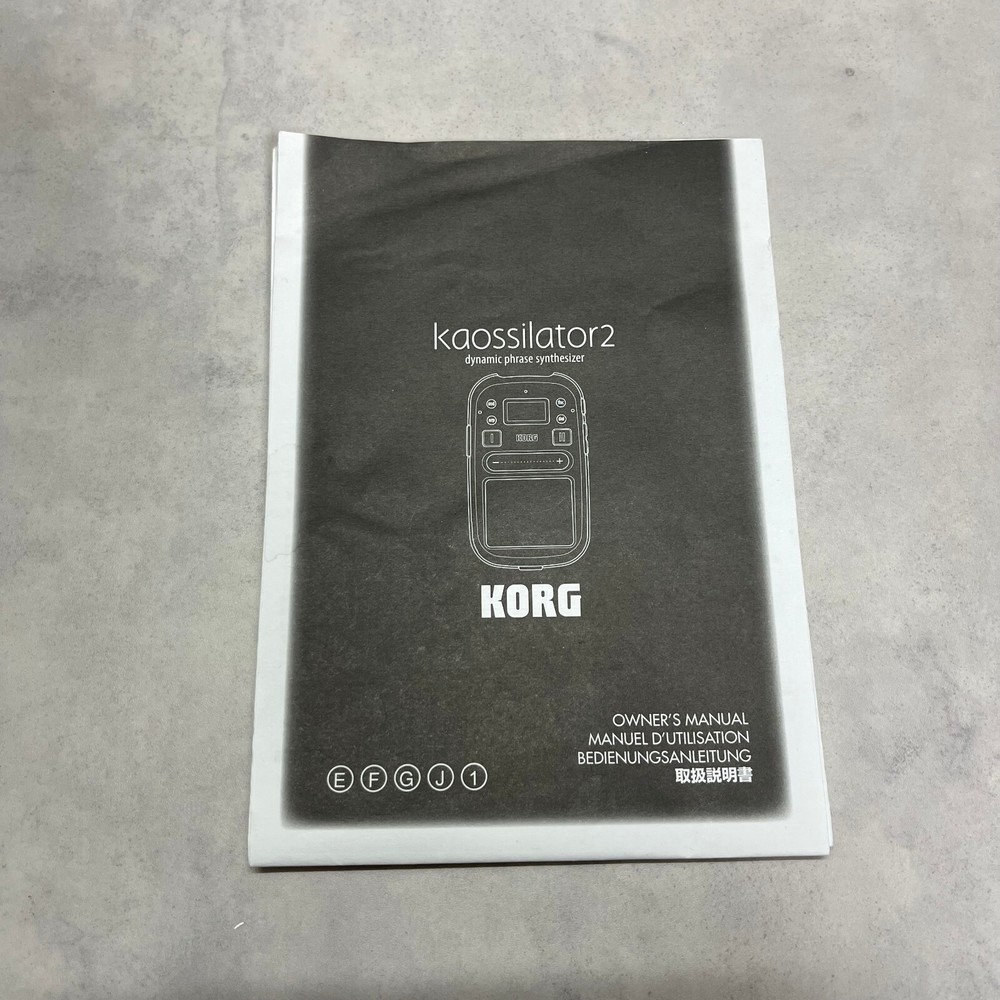 KORG KAOSSILATOR 2 KO2 Dynamic Phrase Synthesizer DJ Effector Touchpad Tested!