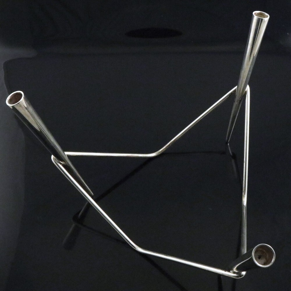 A. Michelsen. Sterling Silver Candle Holder - Eigil Jensen.