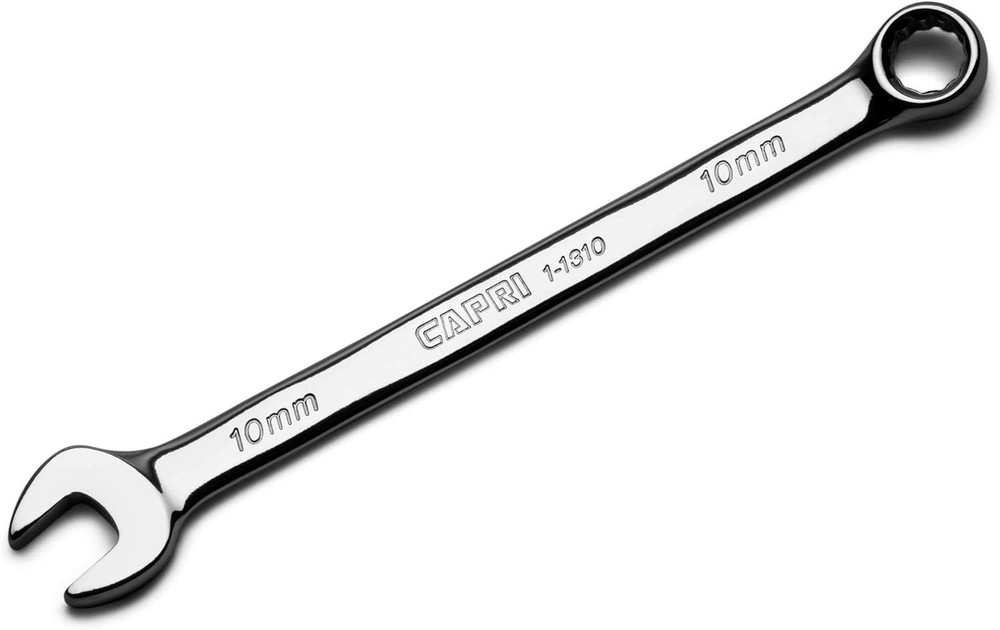 Precision 10mm Combination Wrench - 12 Point with Offset for Knuckle Clearance
