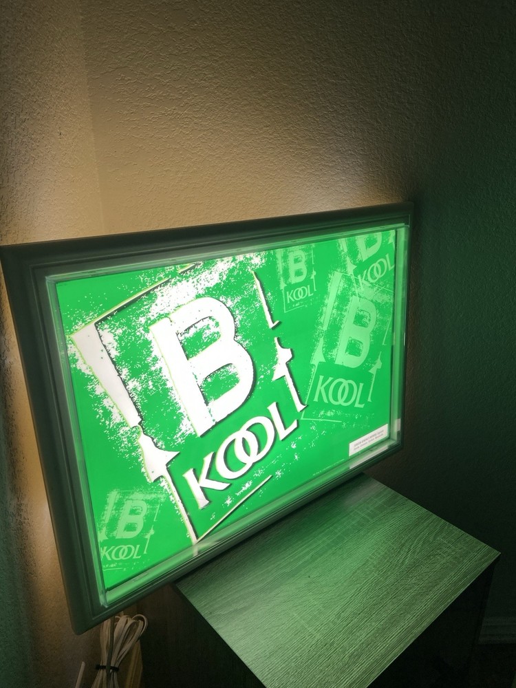 kool cigarette lighted sign vintage