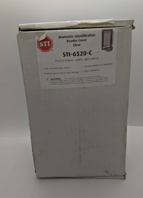 STI STI-6520-C Bio Protector Identification Reader Cover, Clear