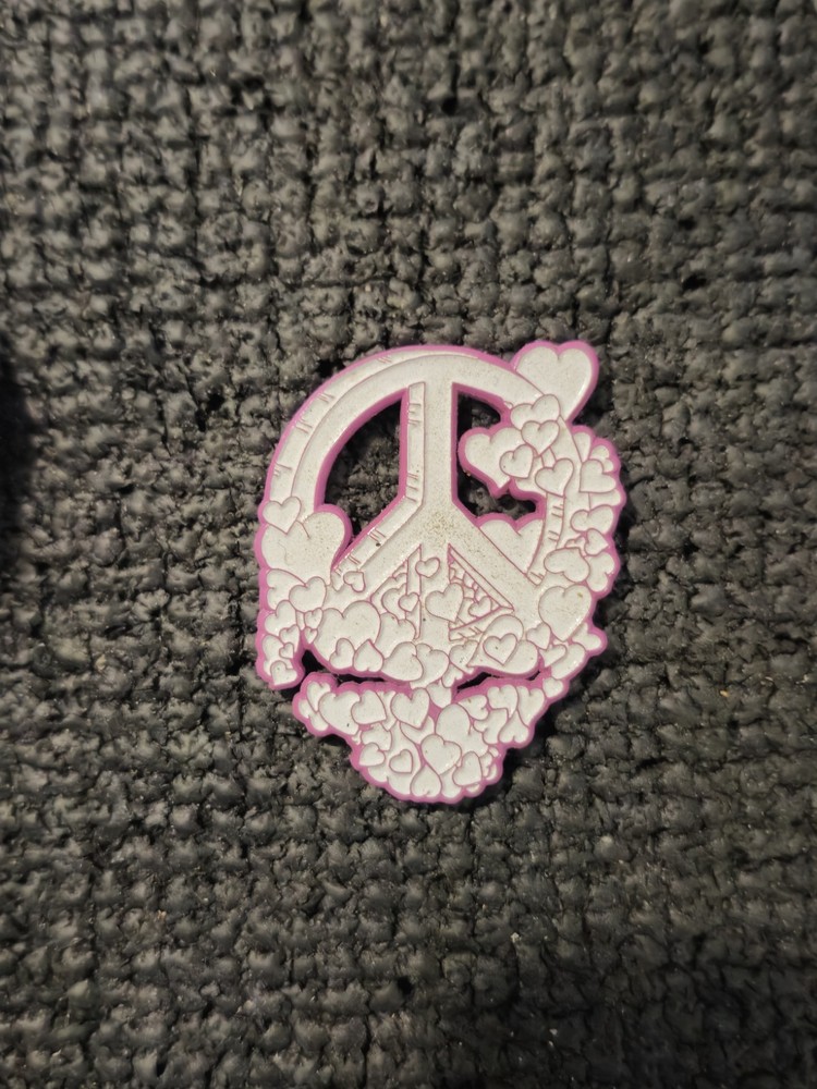 Grateful Dead Peacd Sign  Hat Pin