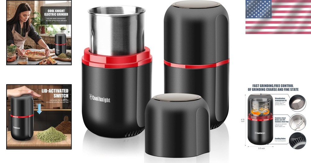Herb Grinder Black 450ml Fast