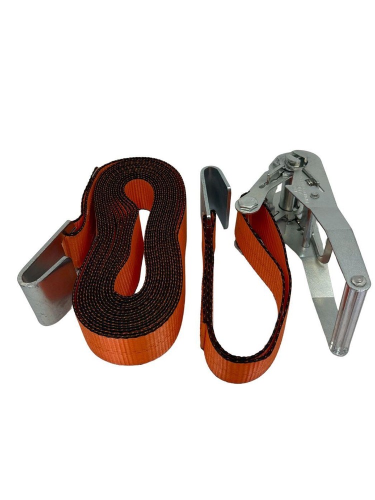 2”X27’ Heavy Duty Ratchet Strap with Flat Hook 2 Pack